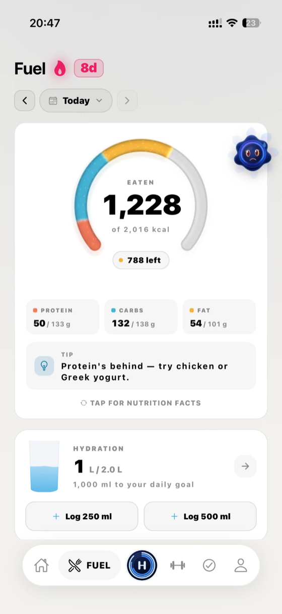 Heala photo food logging