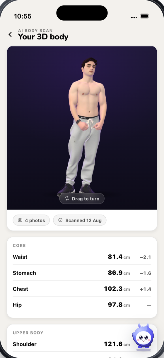 Heala body measurements