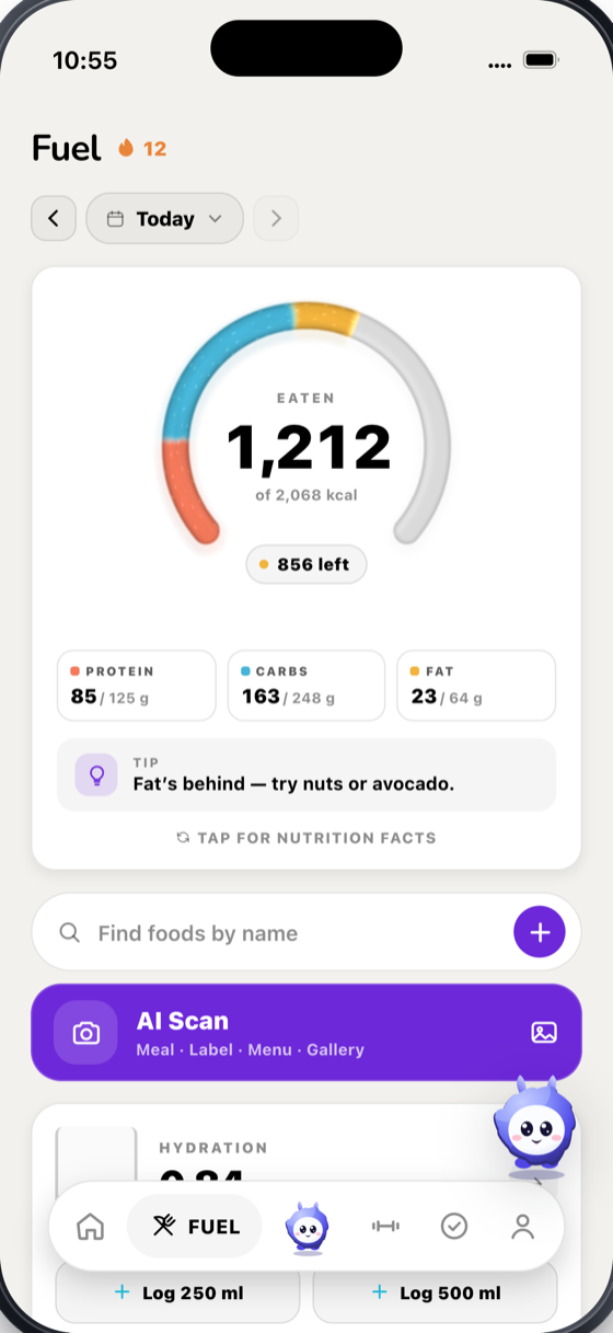 Heala fuel gauge and macros